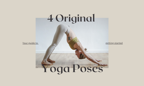 Unleashing Serenity 4 Original Yoga Poses to Cultivate Peace and Tranquility